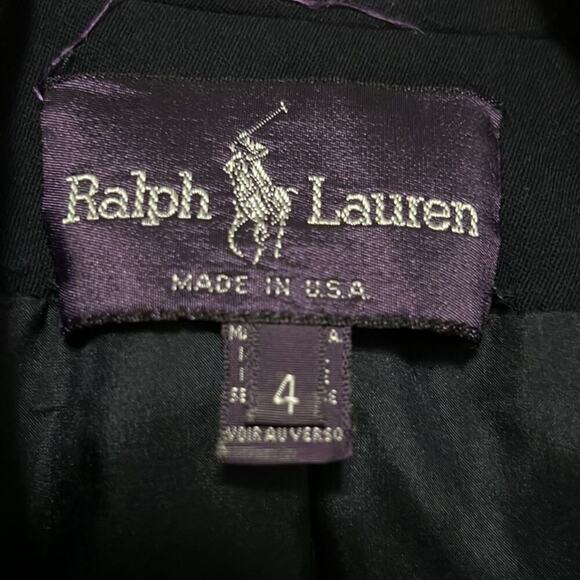 RALPH LAUREN VINTAGE‎ BLAZER SIZE 4 - Picture 3 of 9